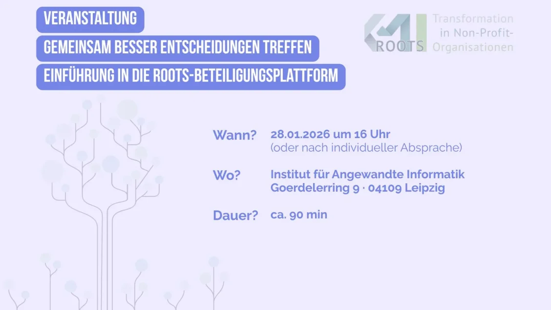 Gemeinsam besser Entscheidungen treffen - Einführung in die ROOTS Beteiligungsplattform