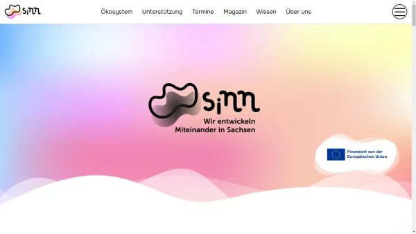 Die Startseite von sinn-sachsen.de für Leichte Sprache Die Startseite von sinn-sachsen.de für Leichte Sprache