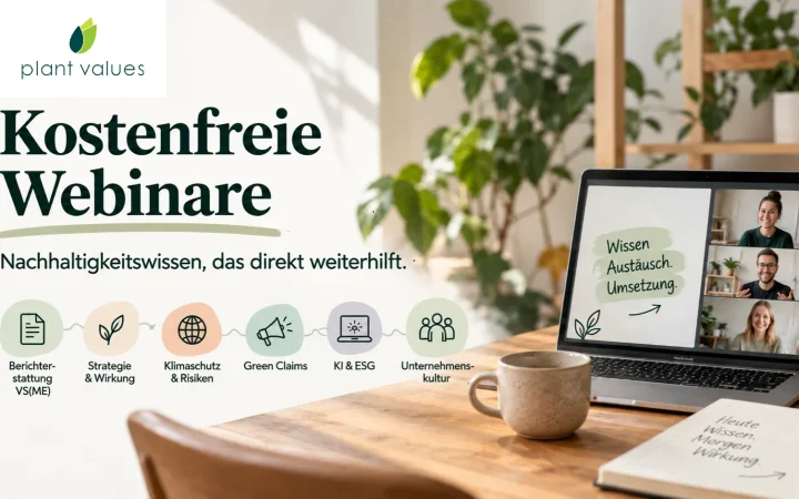 Link: kostenloses Webinarangebot (Nachhaltigkeit, Umwelt, Soziale Nachhaltigkeit u.v.m.)
