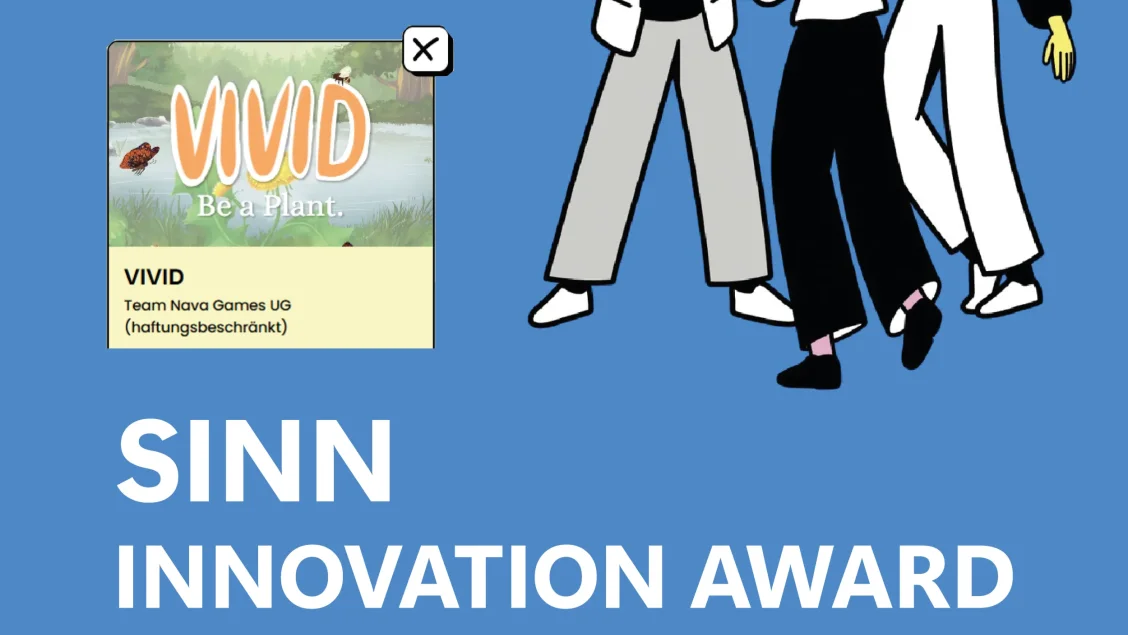 🎮 VIVID steht im Finale um den SINN Innovationspreis 2026! 🌱