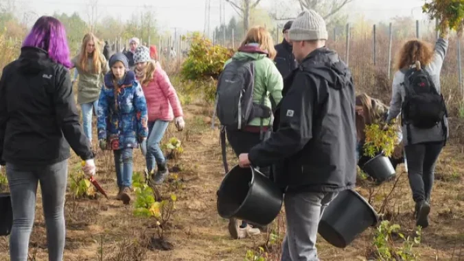 Crowdfunding endet und die Pflanzaktionen startet